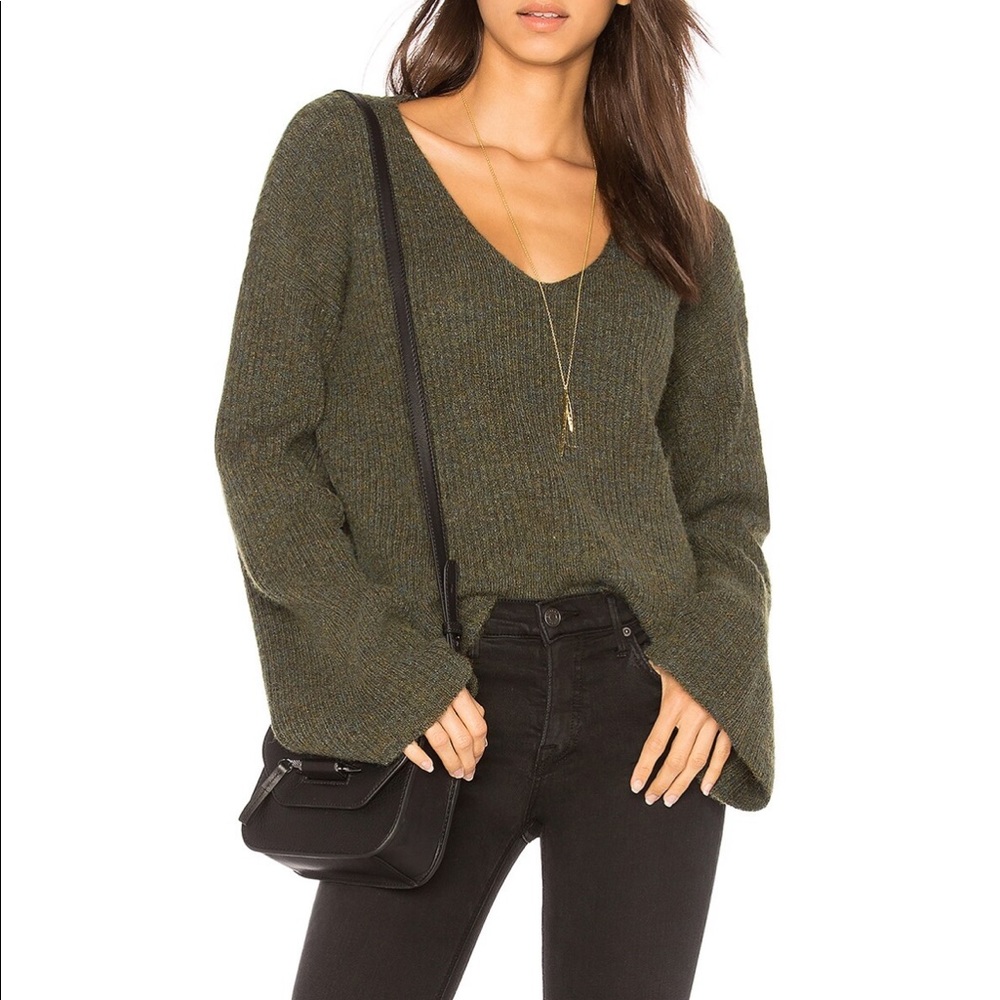 Heartloom Olive Green Sweater